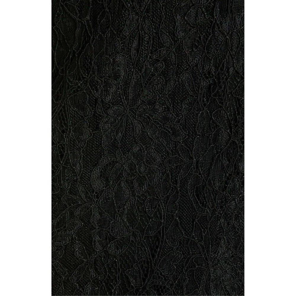 LEWIT Women's Black Lace Midi Skirt Size 6 $349 - Picture 5 of 13